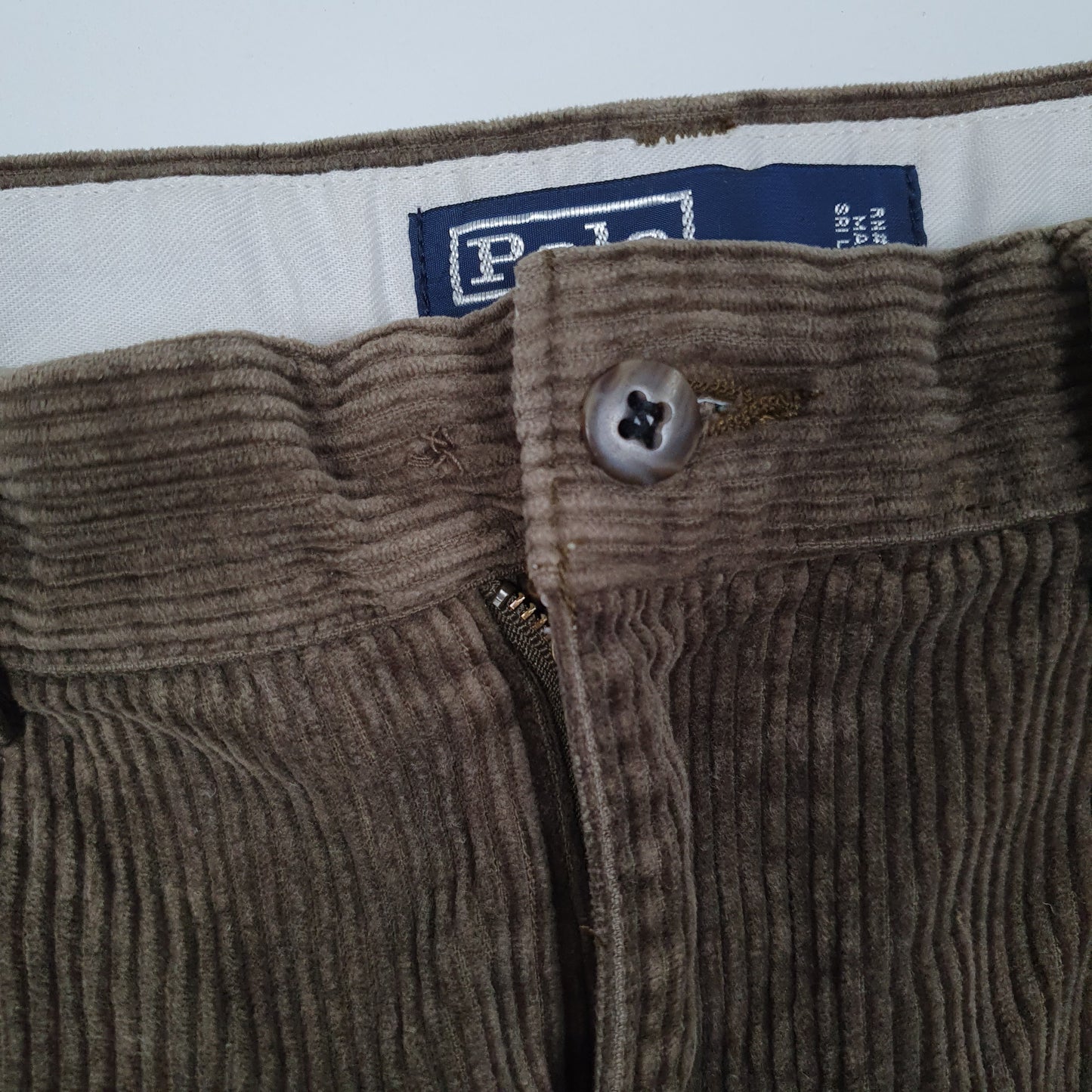 POLO RALPH LAUREN Andrew Pant Corduroy Pant Trousers Brown Mens W38 L32