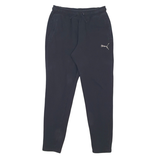 Mens Puma Stretch Black Jogger Cotton Blend Trousers Mens W30 L30