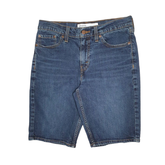 Levis Signature Stretch Blue Denim Jeans Cotton Blend Shorts Mens W28