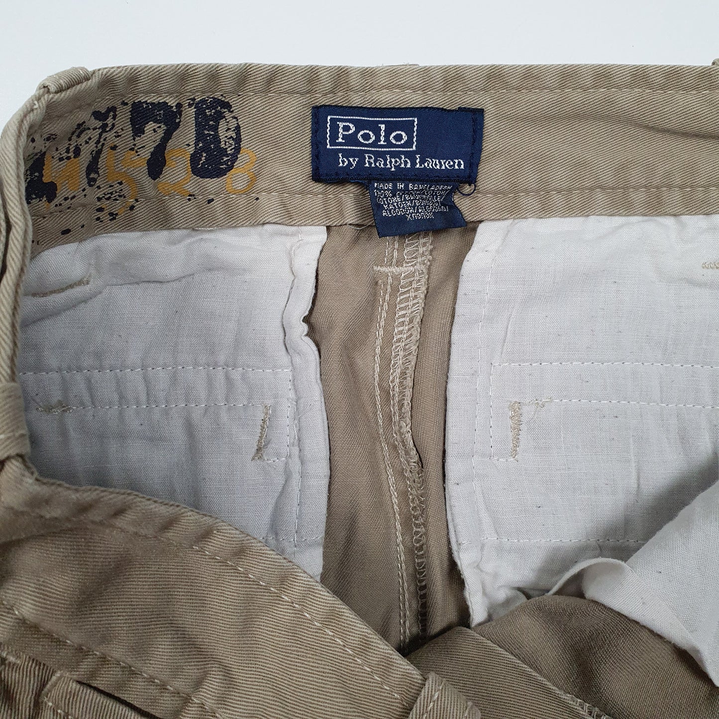POLO RALPH LAUREN Chino Trousers Beige Womens UK6