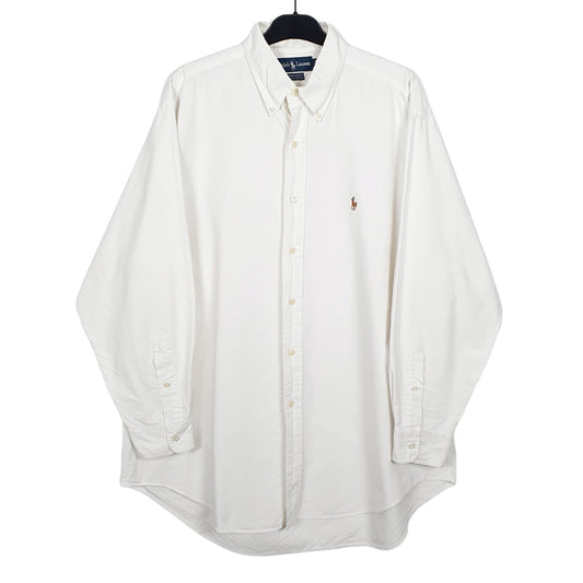 Ralph Lauren Long Sleeve Yarmouth Fit Shirt White