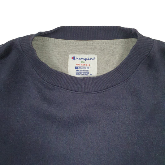 Mens Blue Champion Crewneck Jumper