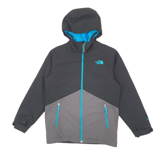 Mens Grey The North Face Windwall Padded Rain Coat Coat