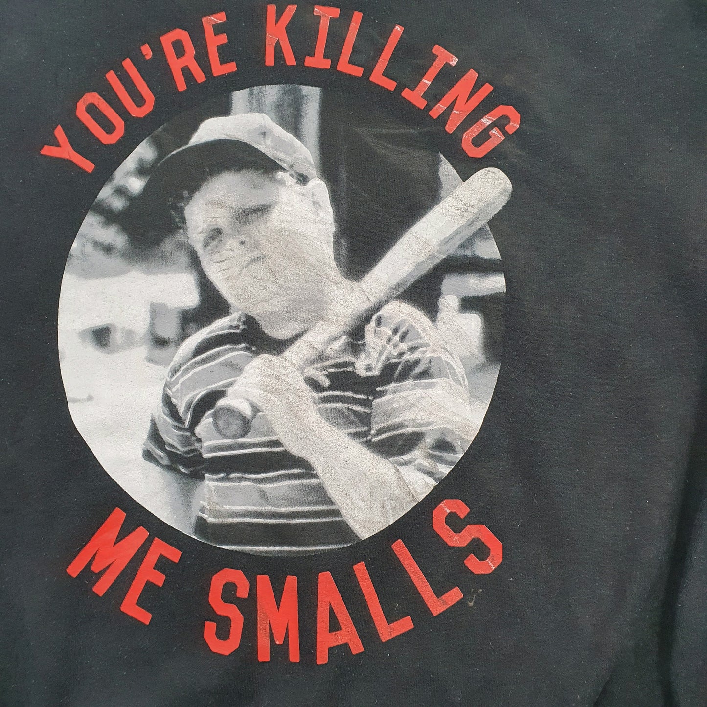 Sandlot Sandlot Kids Baseball 90s Film Crewneck M Black