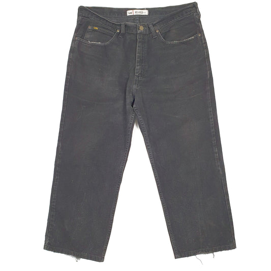 Lee Casual Regular Fit Relaxed Jeans W36 L26 Black