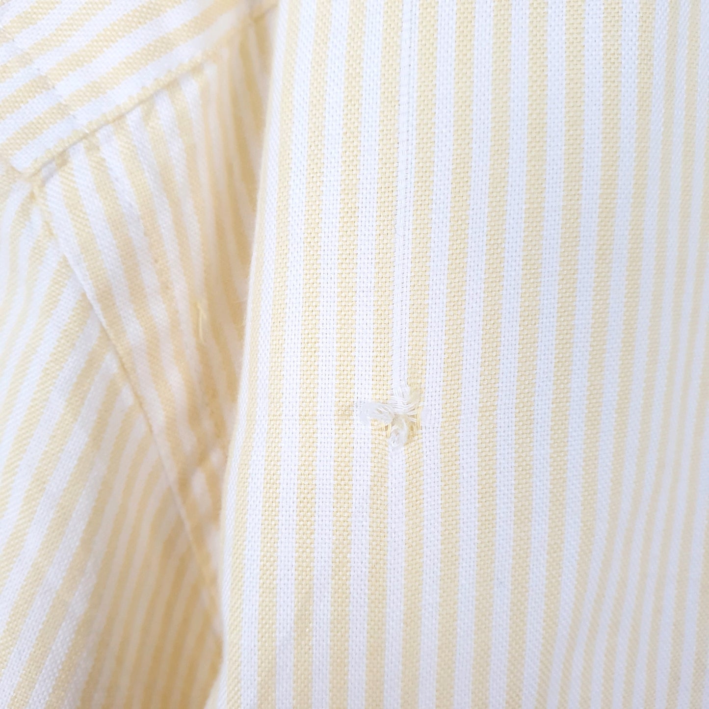 Tommy Hilfiger Short Sleeve Regular Fit Striped Shirt Yellow