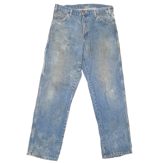 Mens Blue Dickies Carpenter JeansW34 L32