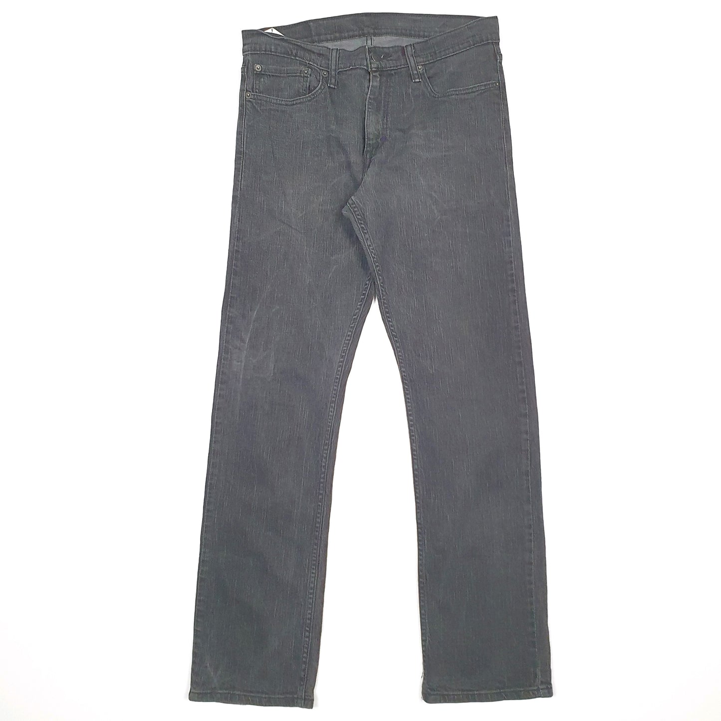 Levis 514 Straight Fit Jeans W33 L32 Grey
