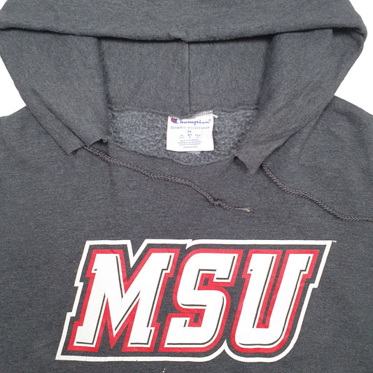 Mens Grey Champion MSU Redhawks USA College Hoodie Jumper