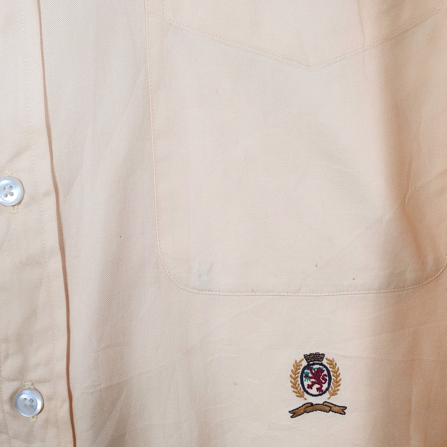 Tommy Hilfiger Long Sleeve Regular Fit Shirt Yellow