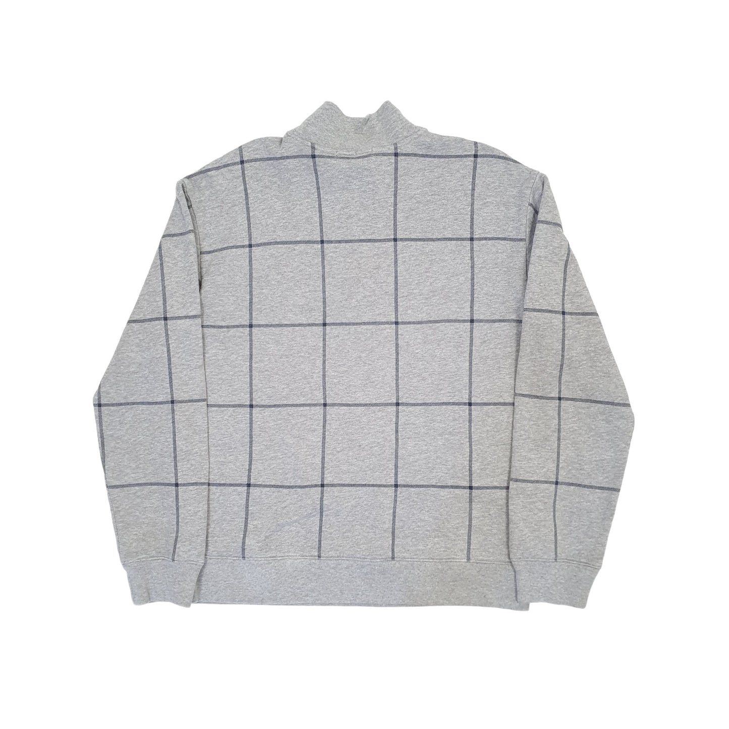 Mens Grey Nautica Quarter Zip Jumper