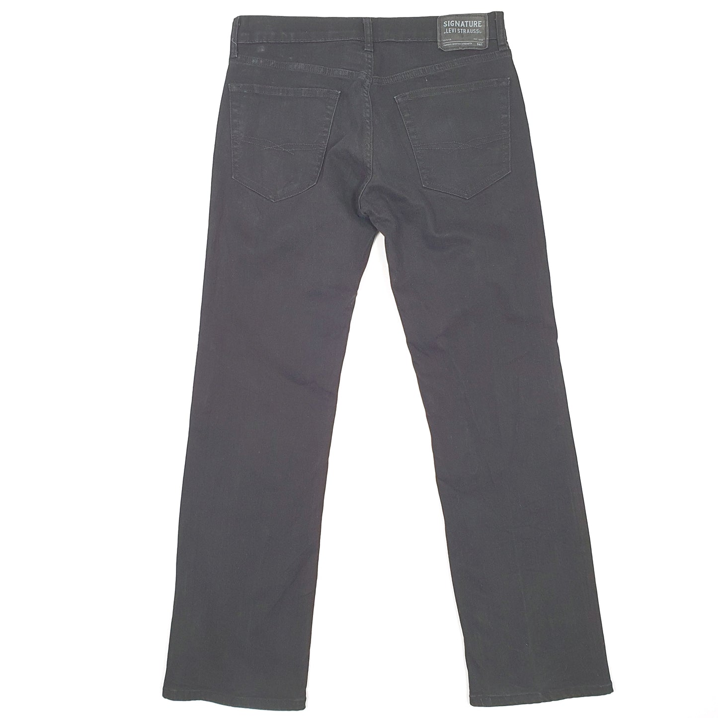 Levis S61 Straight Fit Jeans W32 L31 Black
