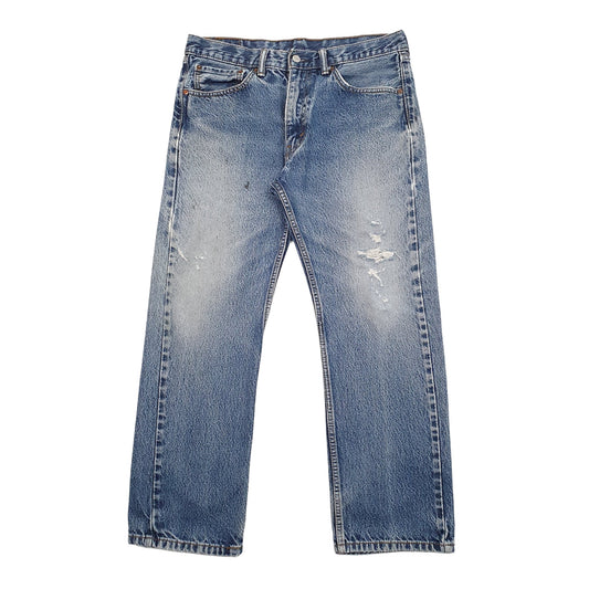 Levis 505 Regular Fit Jeans W34 L27 Blue