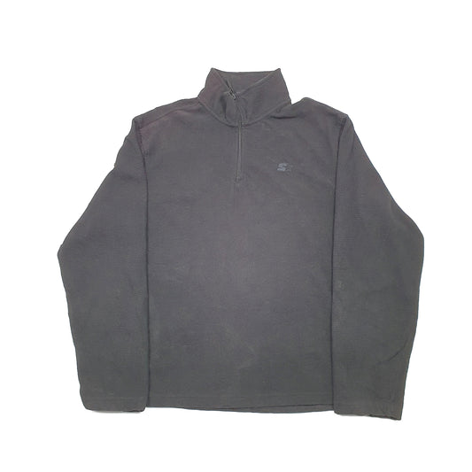 Starter Quarter Zip Fleece L Black