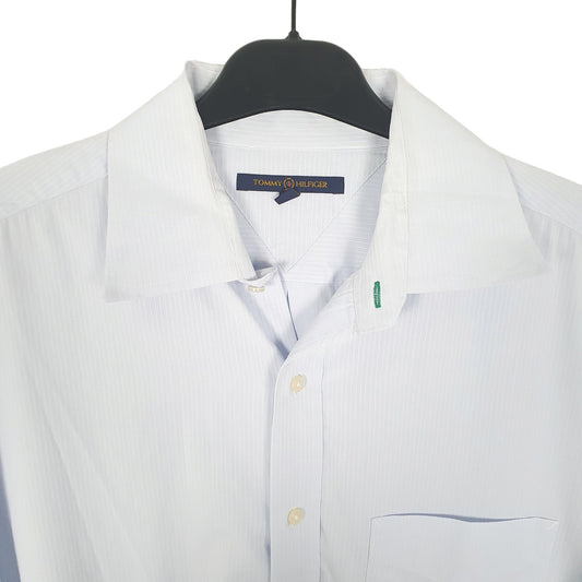 Tommy Hilfiger Long Sleeve Regular Fit Striped Shirt Blue