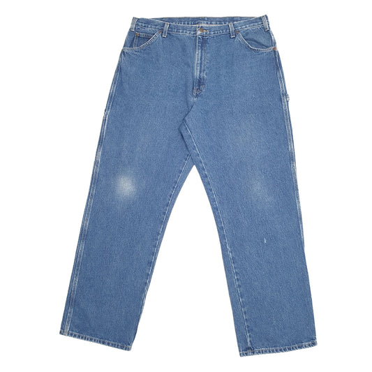 Mens Blue Dickies Carpenter Trousers