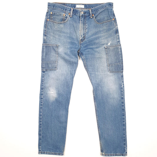 Levis 502 Regular Fit Altered side pockets Jeans W34 L29 Blue