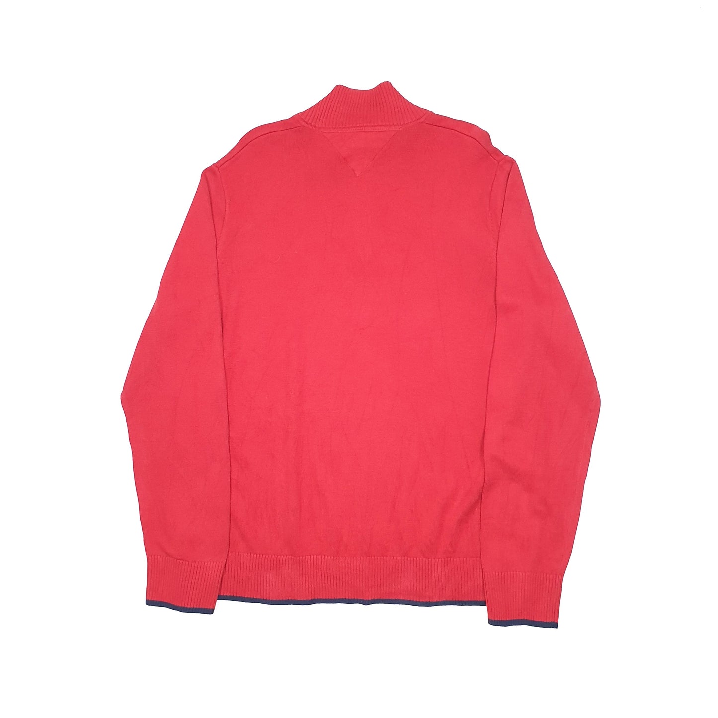 Tommy Hilfiger Quarter Zip XL Red
