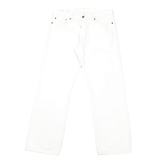 Levis 514 Straight Fit Jeans W36 L30 White