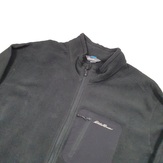 Eddie Bauer Quarter Zip Fleece XXL Black