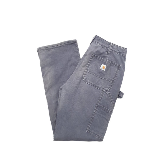Carhartt Regular Regular Fit Jeans UK14 Grey