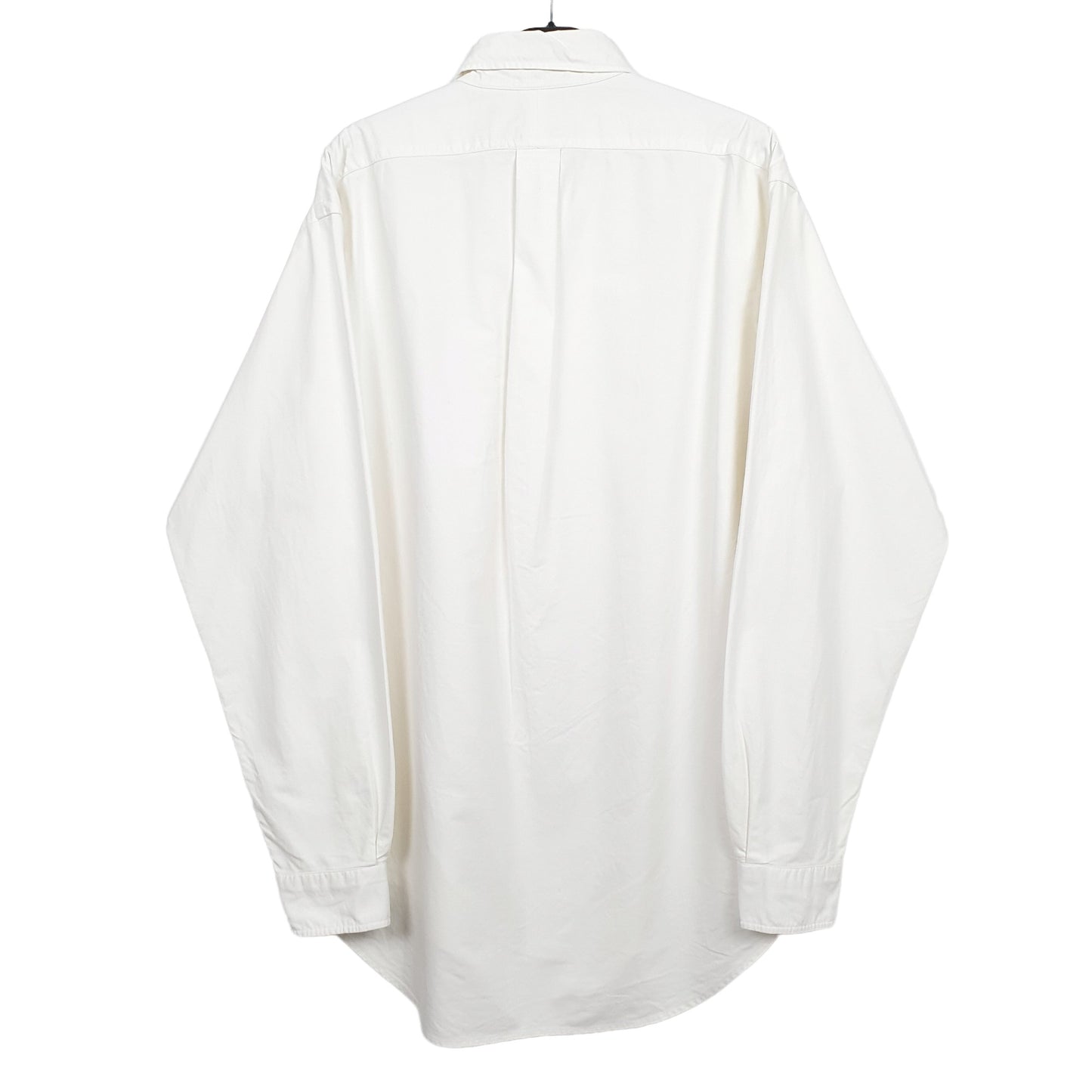 Mens White Ralph Lauren Long Sleeve Shirt