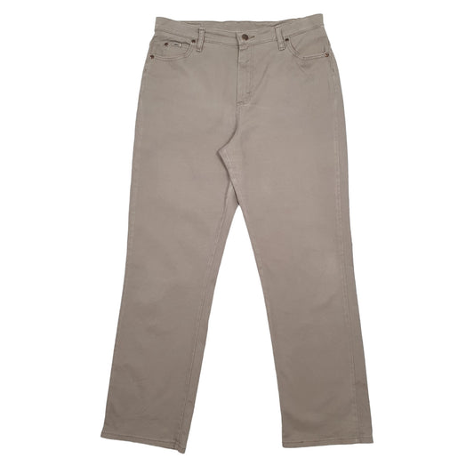 Lee Regular Straight Fit Jeans W34 L32 Beige