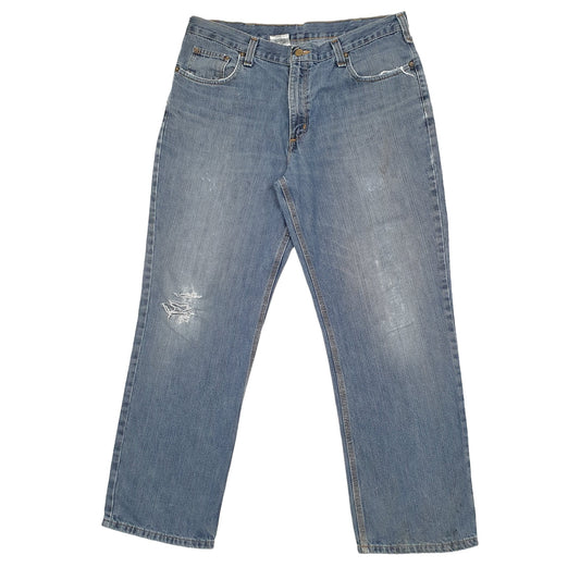 Mens Blue Carhartt Carpenter JeansW36 L30