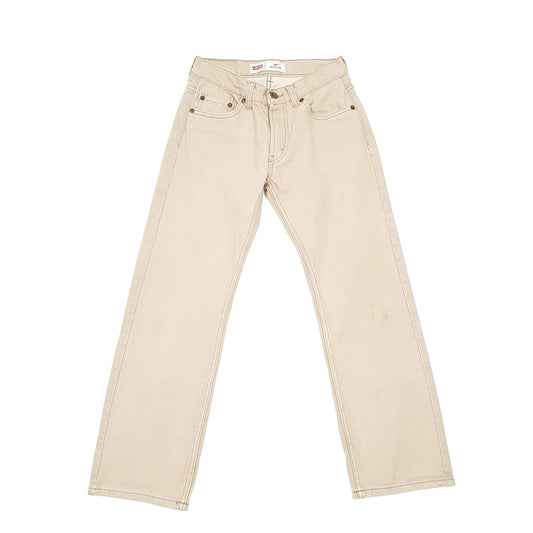 Levis 505 Regular Fit Jeans W26 L26 Beige