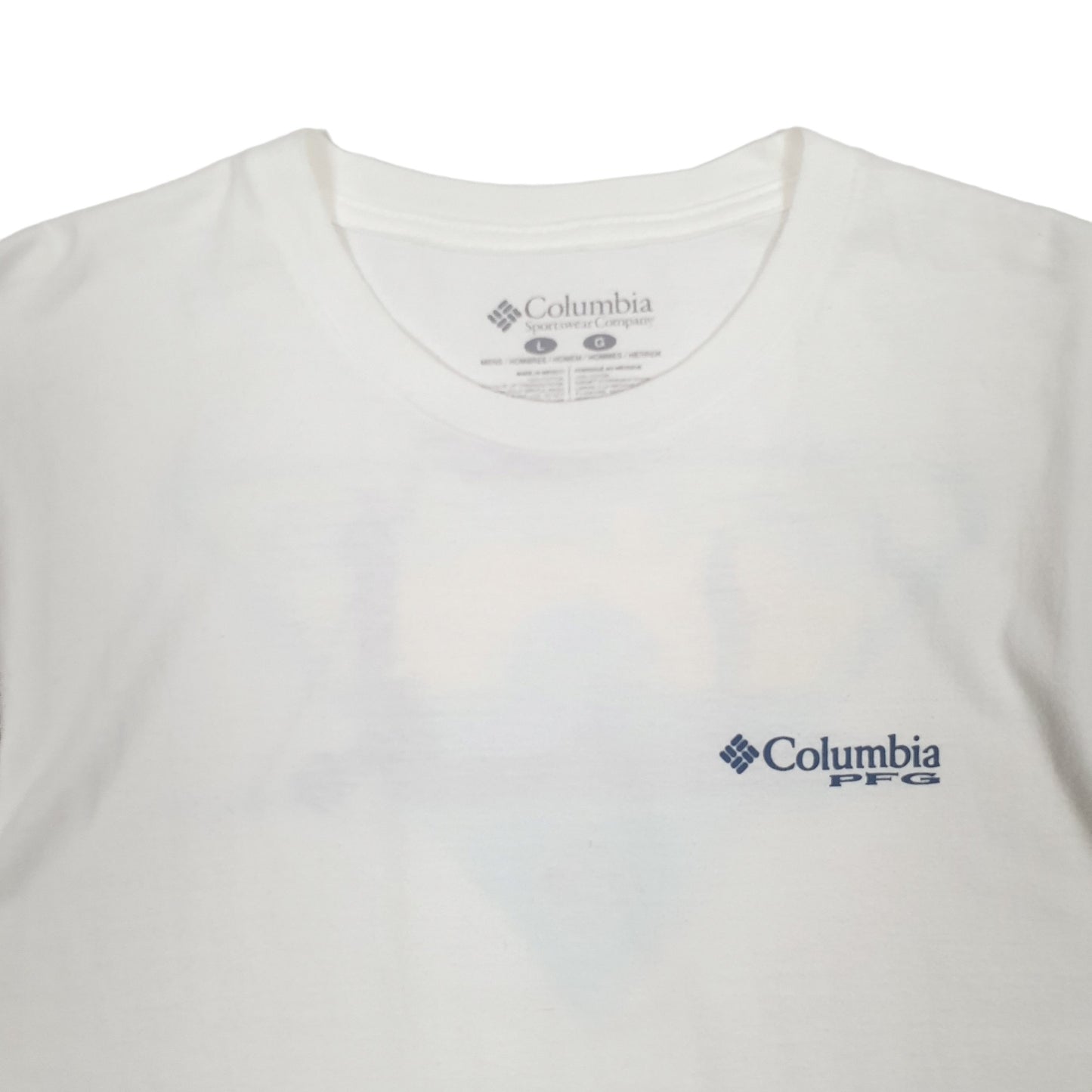 Mens Blue Columbia Sportswear Short Sleeve T Shirt