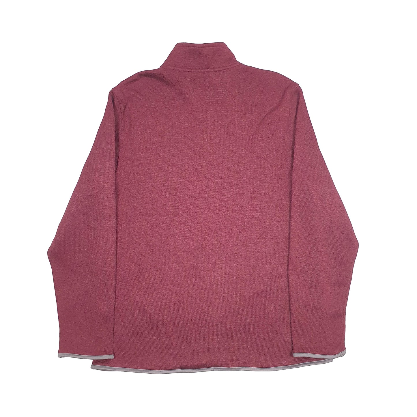Izod Quarter Zip Fleece L Burgundy