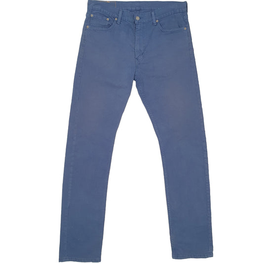 Levis 513 Slim Fit Jeans W33 L34 Navy