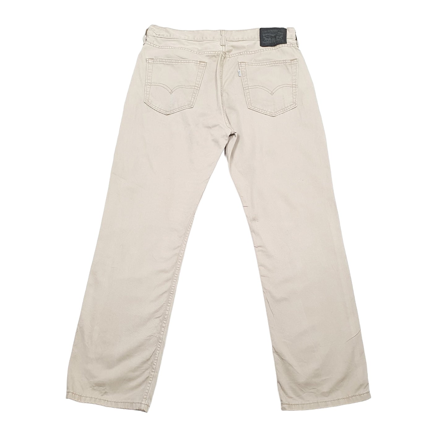 Levis 514 Straight Fit Jeans W34 L29 Beige