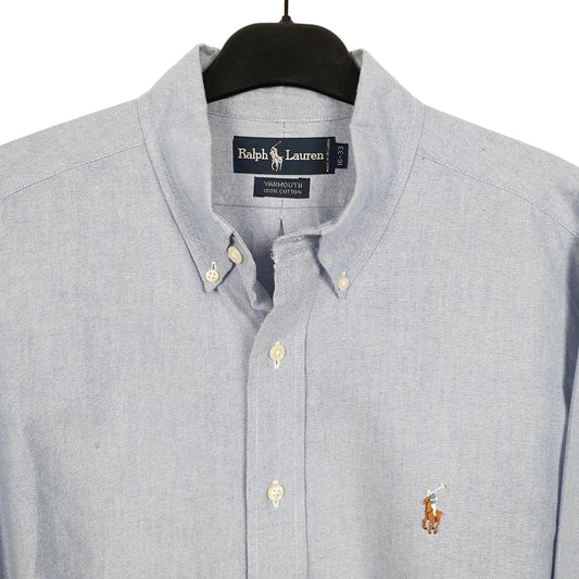 Mens Blue Ralph Lauren Long Sleeve Shirt