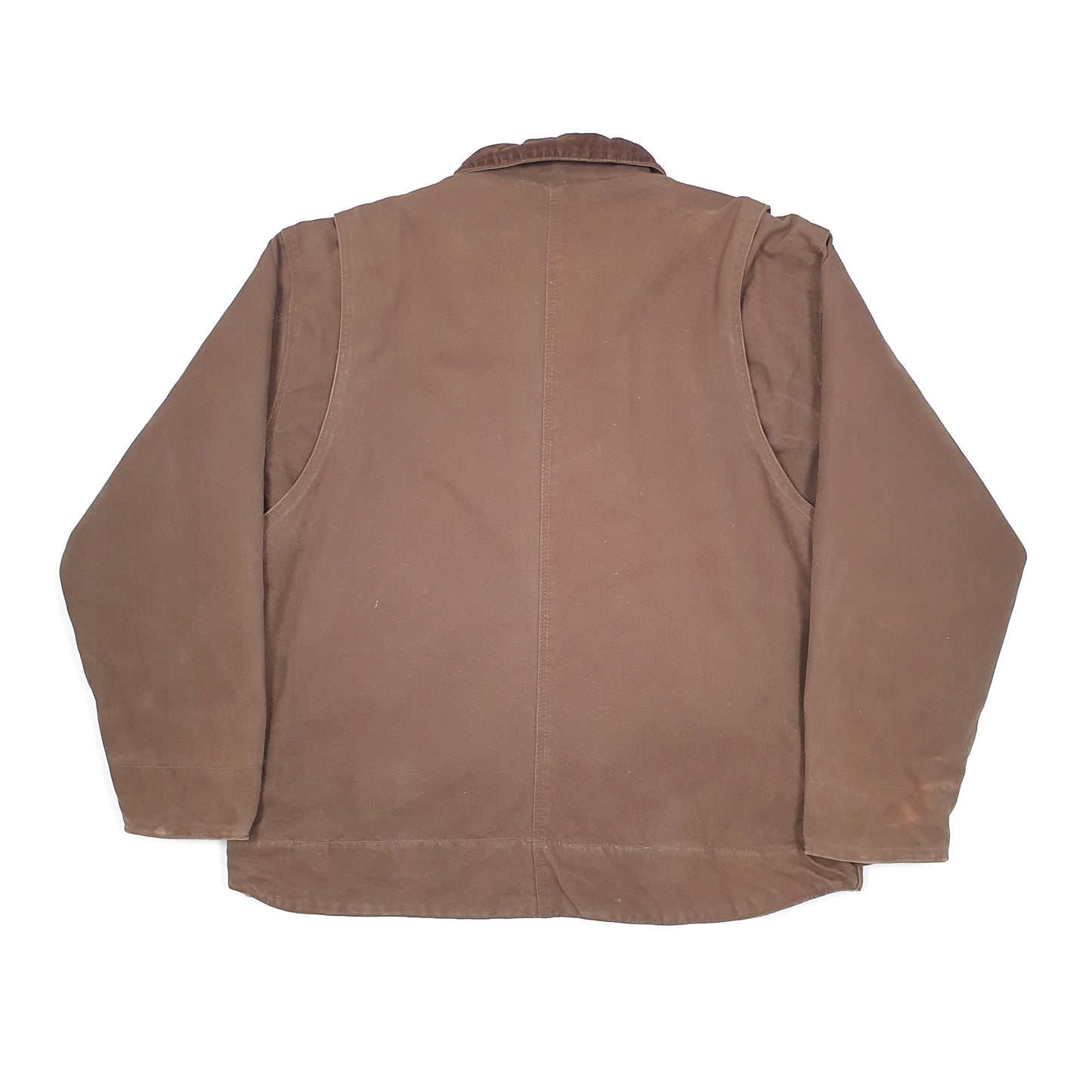 Mens Dri Duck Detroit Workwear Jacket Brown