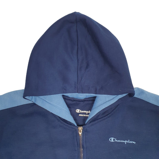 Mens Blue Champion Full Zip Jumper