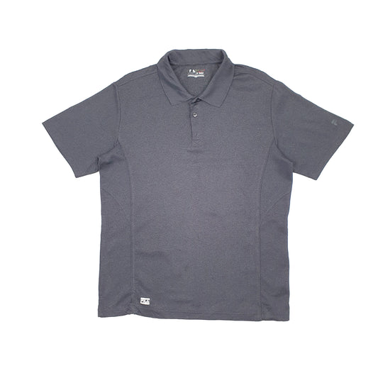 Fila Sport Golf Short Sleeve Polyester Polo Shirt Grey