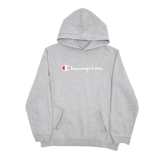 Mens Grey Champion Hoodie Jumper
