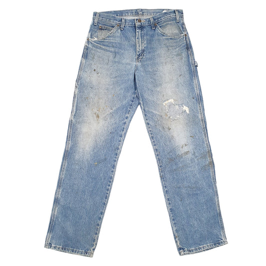 Mens Blue Carhartt Carpenter JeansW34 L32