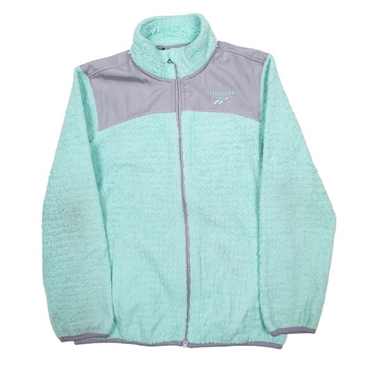 Womens Green Reebok Full Zip Jumper
