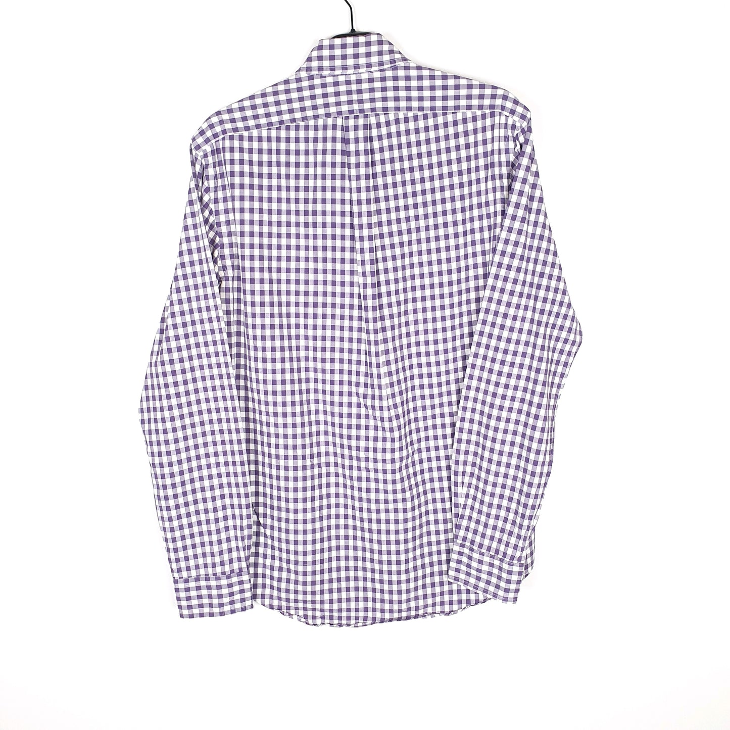 Polo Ralph Lauren Long Sleeve Custom Fit Gingham Shirt Purple