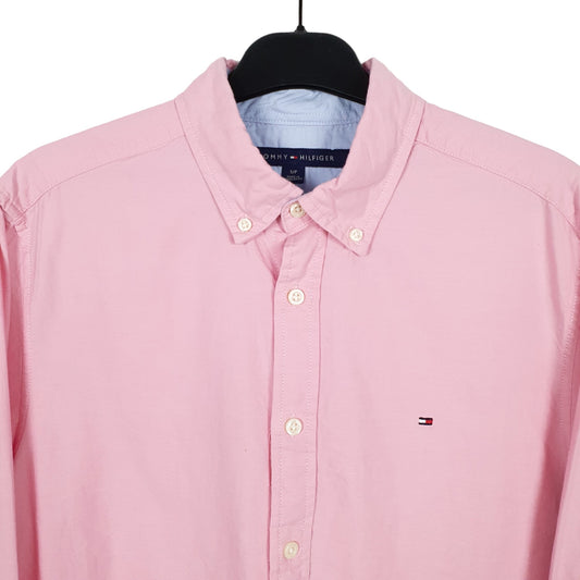 Tommy Hilfiger Long Sleeve Regular Fit Shirt Pink