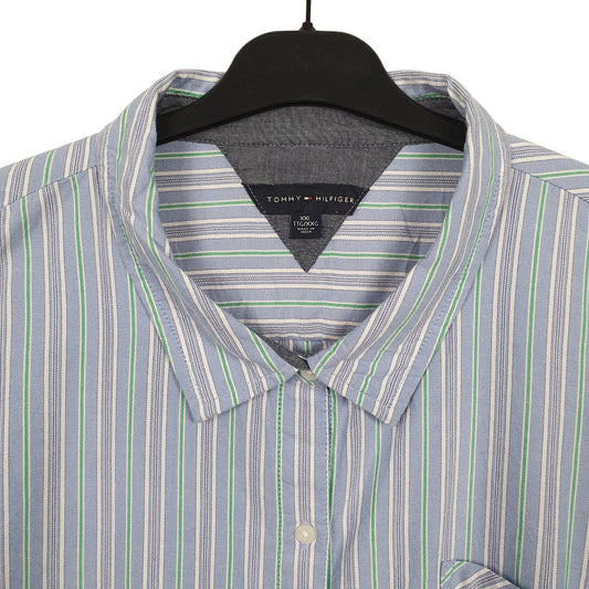 Mens Blue Tommy Hilfiger Long Sleeve Shirt