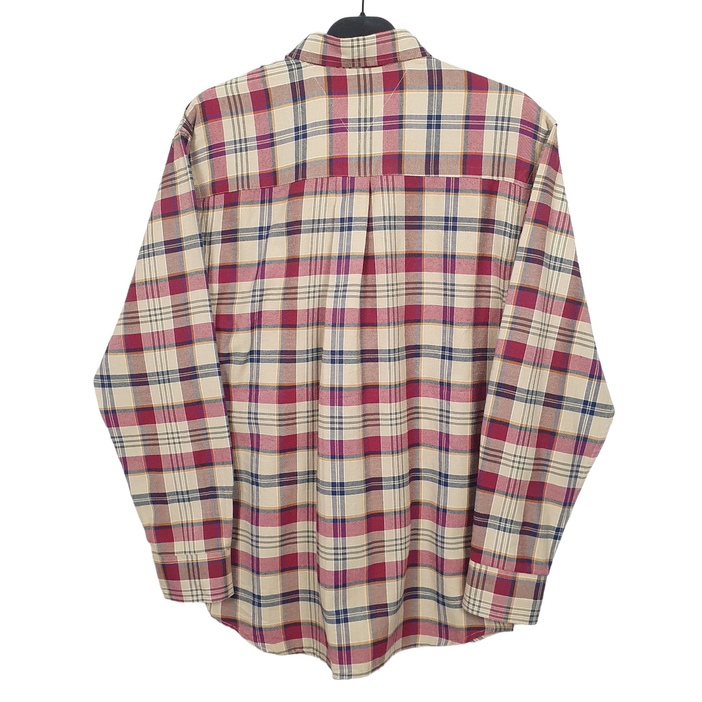 Tommy Hilfiger Long Sleeve Regular Fit Check Shirt Beige