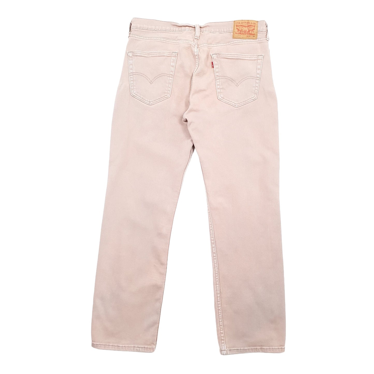 Levis 514 Straight Fit Jeans W34 L32 Pink