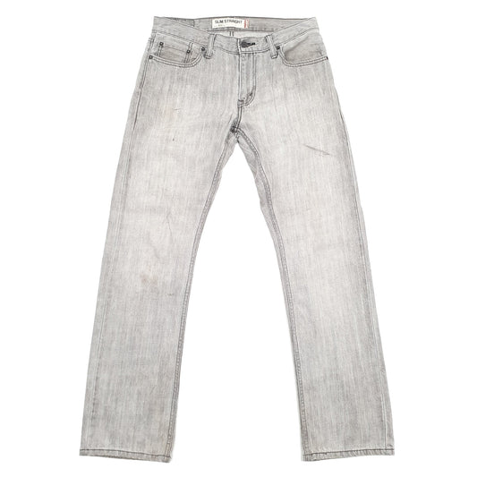 Levis 514 Straight Fit Jeans W30 L30 Grey