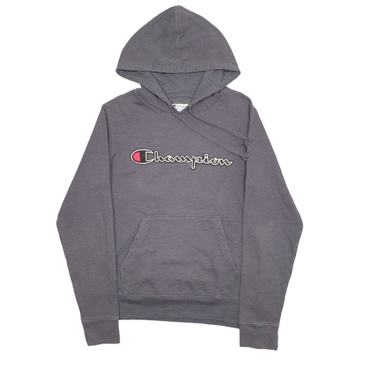 Mens Grey Champion Hoodie Jumper