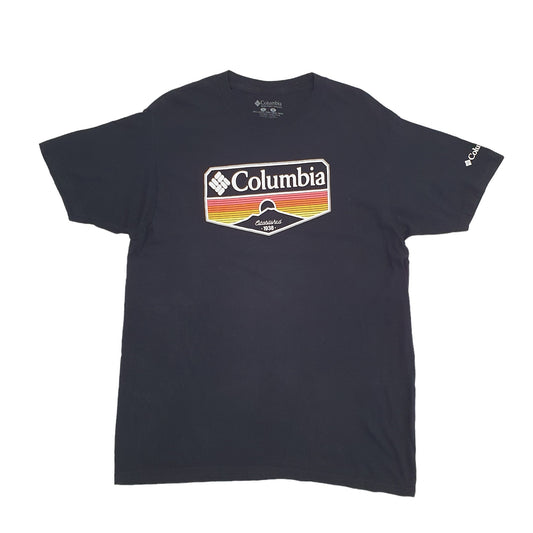 Mens Black Columbia Sportswear Short Sleeve T Shirt