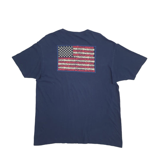 Mens Blue Columbia Sportswear Short Sleeve T Shirt