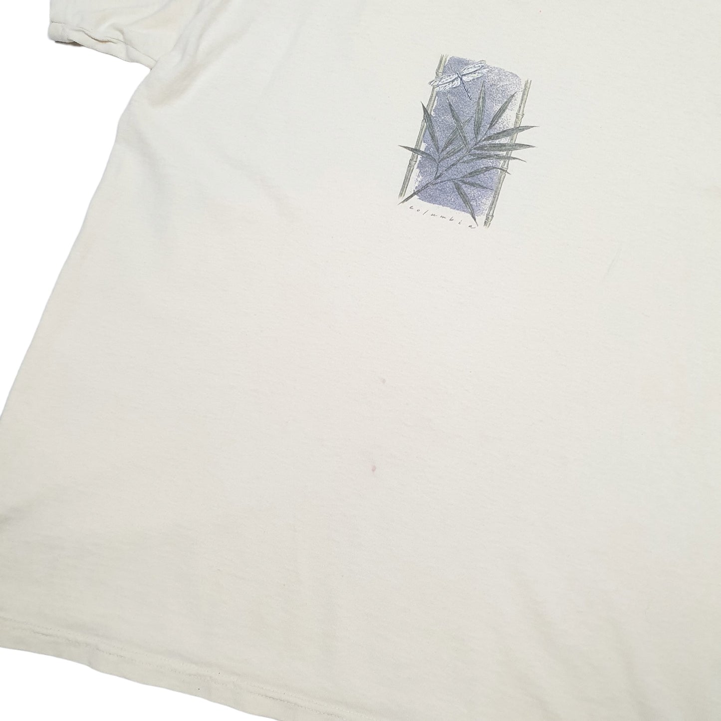 Mens Yellow Columbia Sportswear Short Sleeve T Shirt